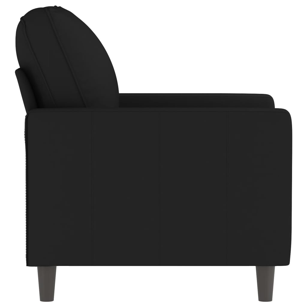 Sofa Chair Black 60 cm Velvet