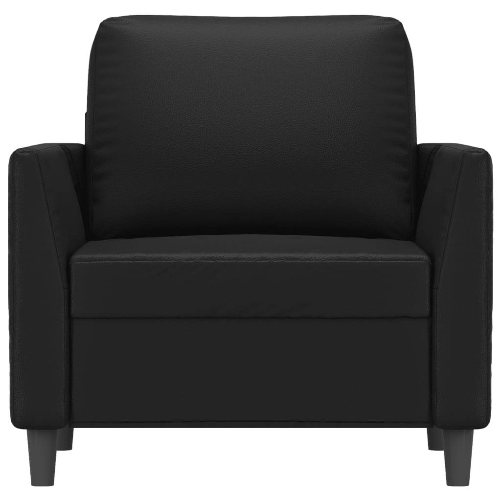 Sofa Chair Black 60 cm Faux Leather
