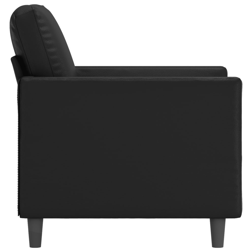 Sofa Chair Black 60 cm Faux Leather