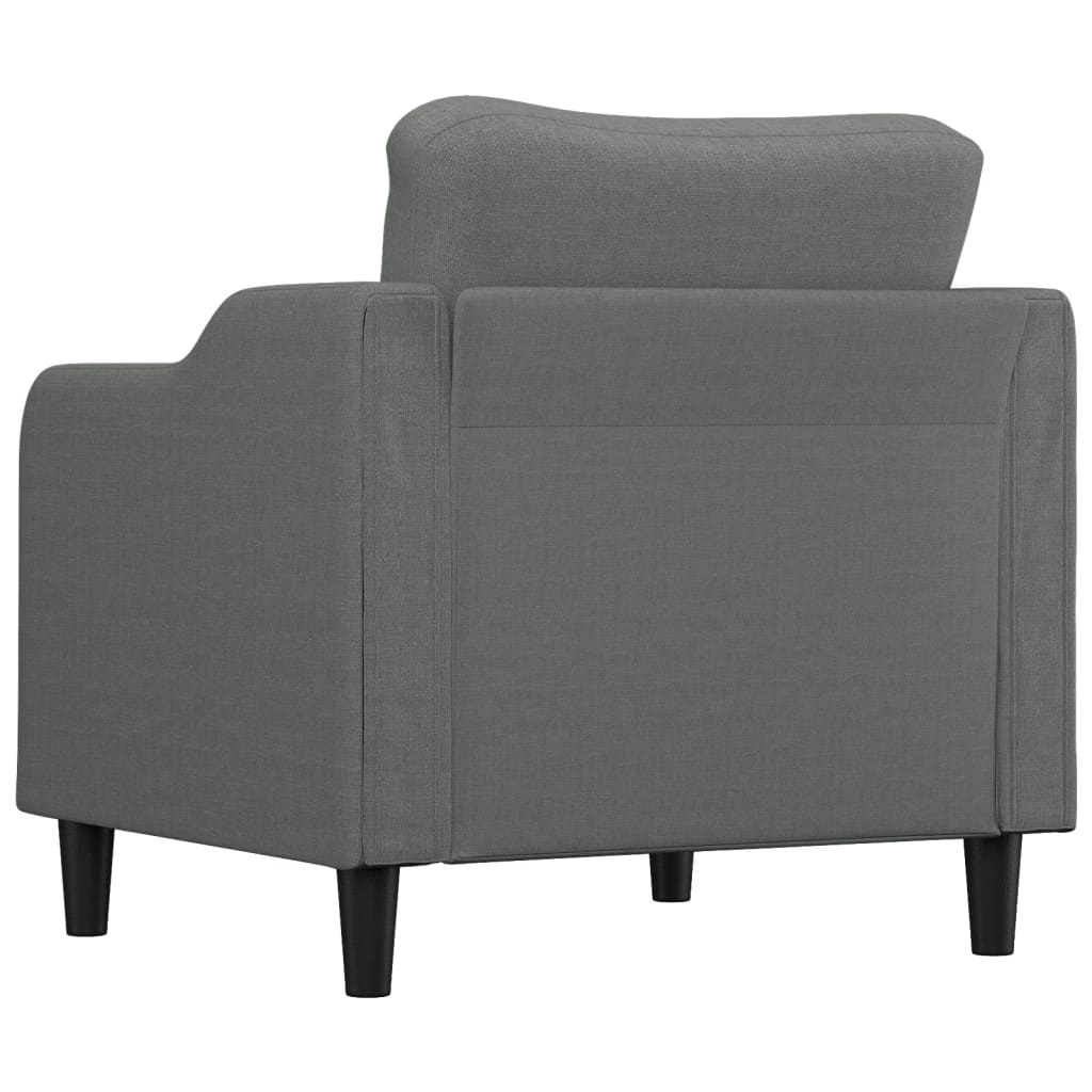 Sofa Chair Dark Grey 60 cm Fabric