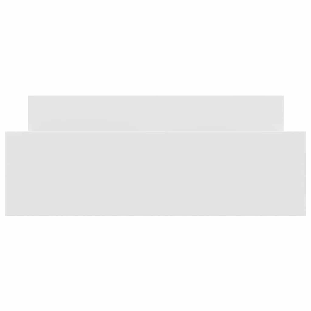 Bed Frame without Mattress White 150x200 cm