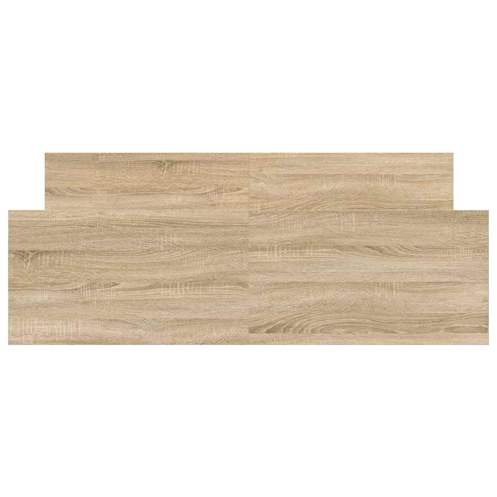 Bed Frame without Mattress Sonoma Oak 135x190 cm