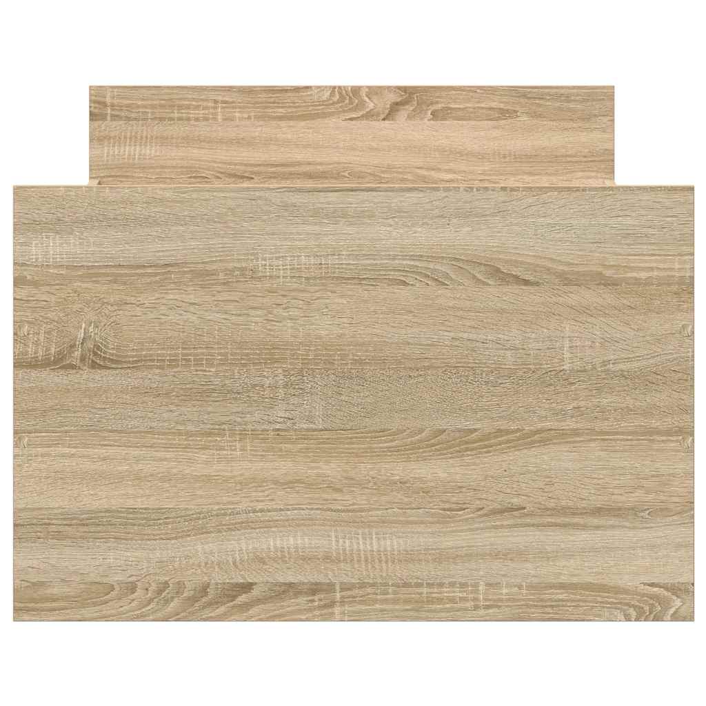 Bed Frame without Mattress Sonoma Oak 90x190 cm