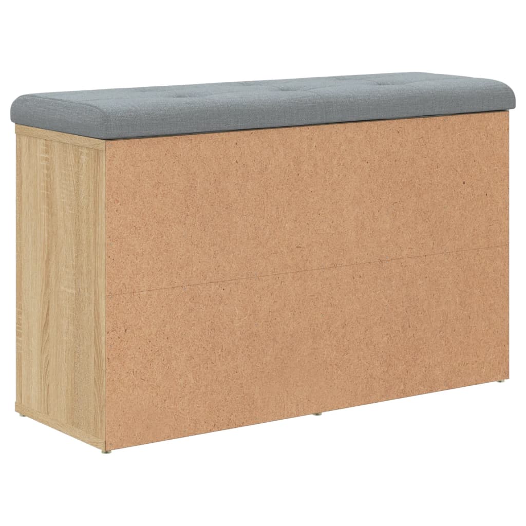 Shoe Bench Sonoma Oak 82x32x50 cm Engineered Wood