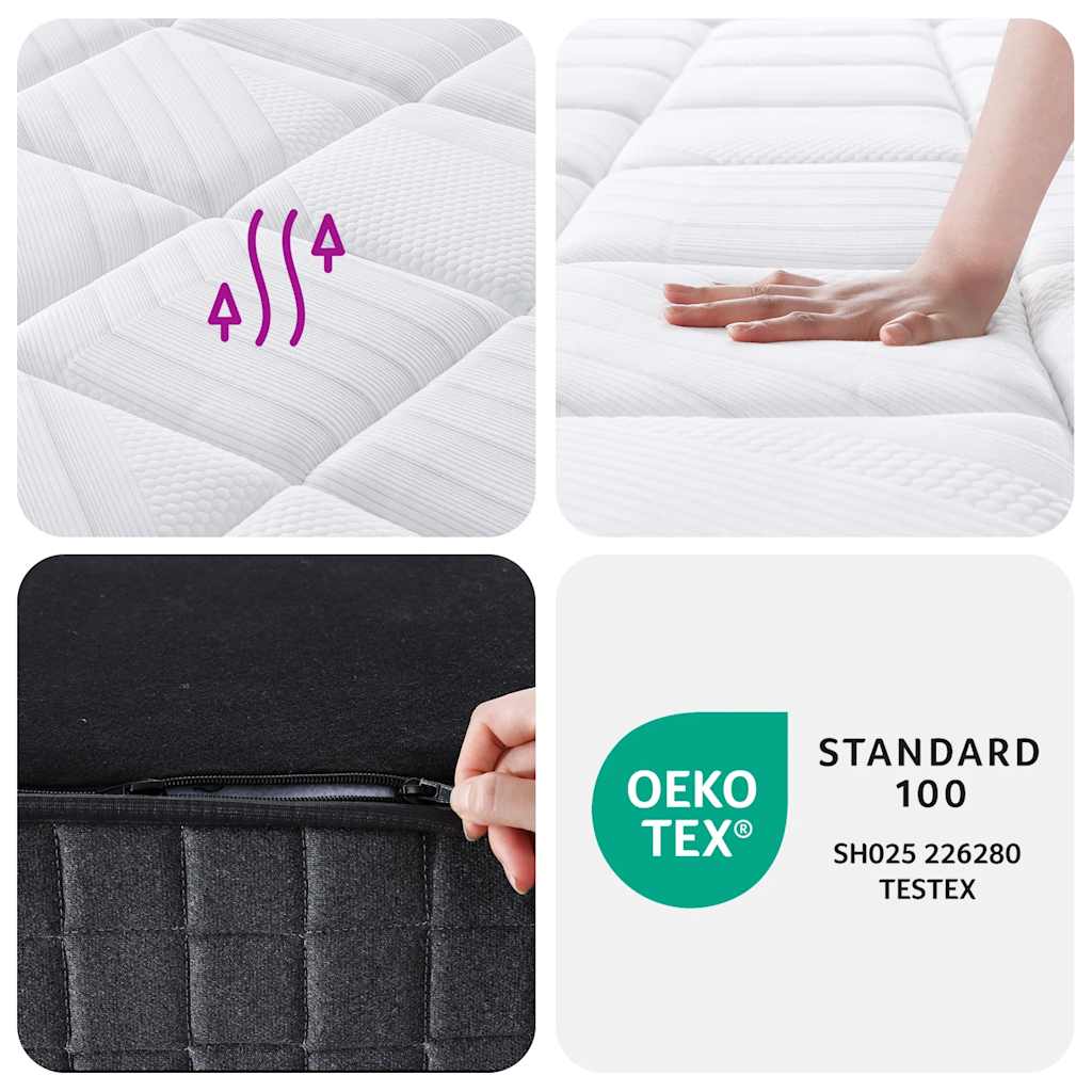 Pocket Spring Mattress Medium Plus 107x203 cm King Single Size