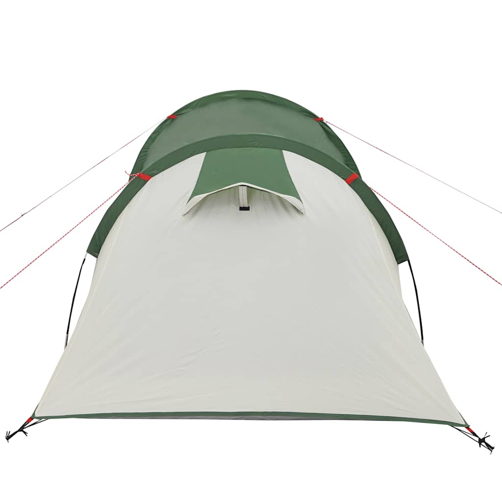 Camping Tent Tunnel 2-Person Green Waterproof