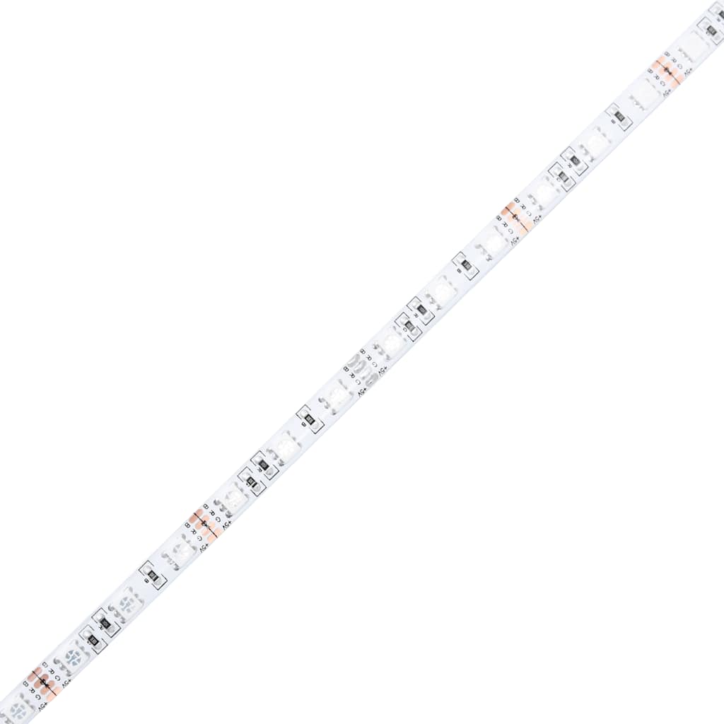 LED Headboard Sonoma Oak 160x18.5x103.5 cm Engineered Wood