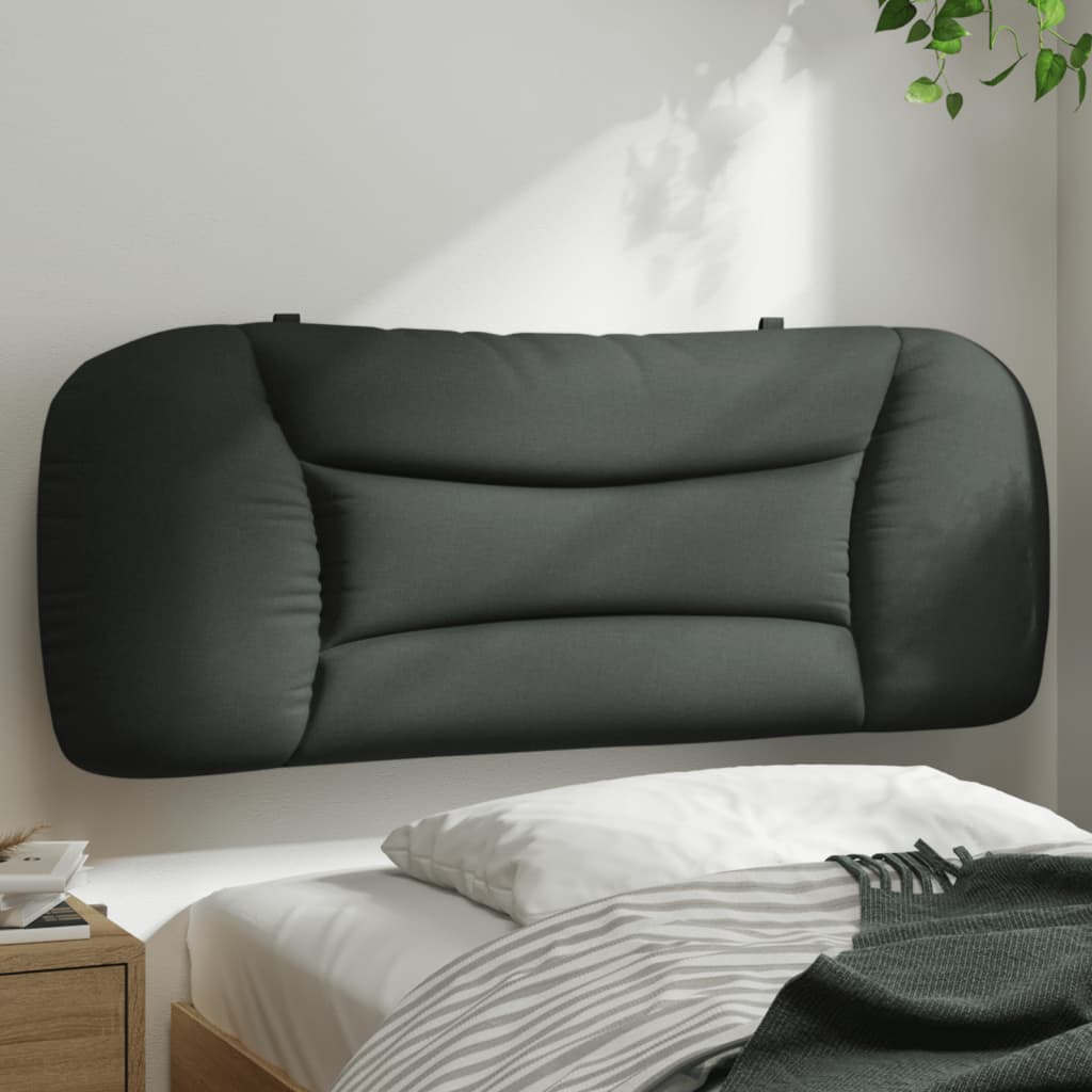 Headboard Cushion "Hvar" Dark Grey 107 cm King Single Fabric