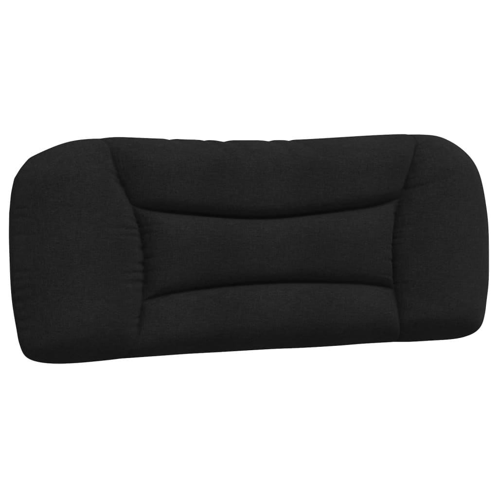 Headboard Cushion "Hvar" Black 107 cm King Single Fabric