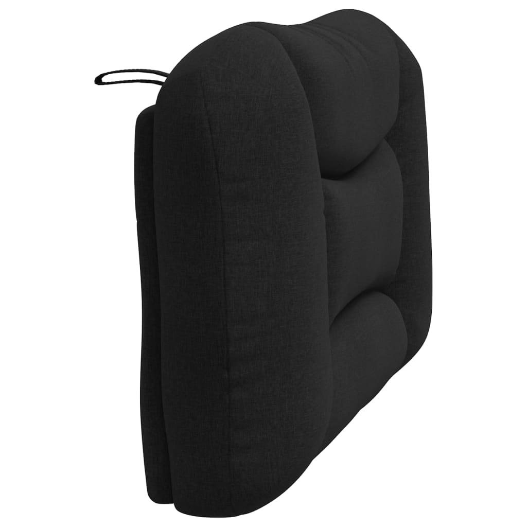 Headboard Cushion "Hvar" Black 107 cm King Single Fabric