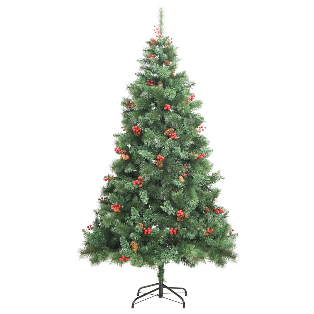 Artificial Hinged Christmas Tree 300 LEDs 180 cm
