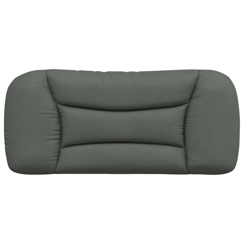 Headboard Cushion "Hvar" Dark Grey 90 cm Fabric
