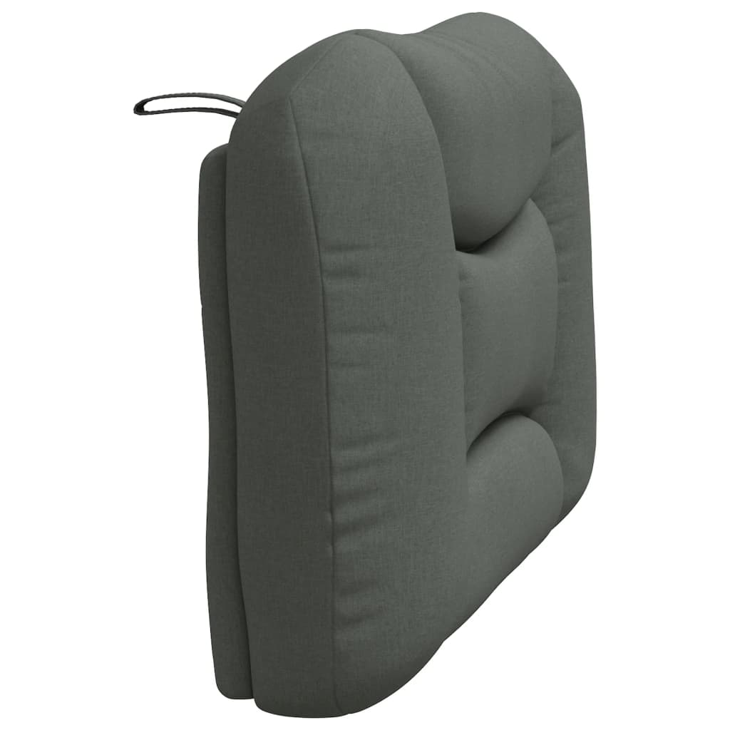 Headboard Cushion "Hvar" Dark Grey 90 cm Fabric