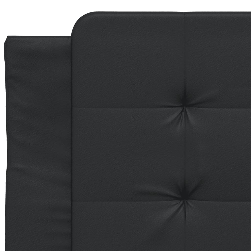 Bed Frame without Mattress "Zadar" Black 90x190 cm Fabric