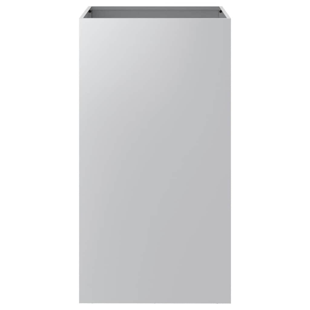 Planter Silver 42x38x75 cm Galvanised Steel