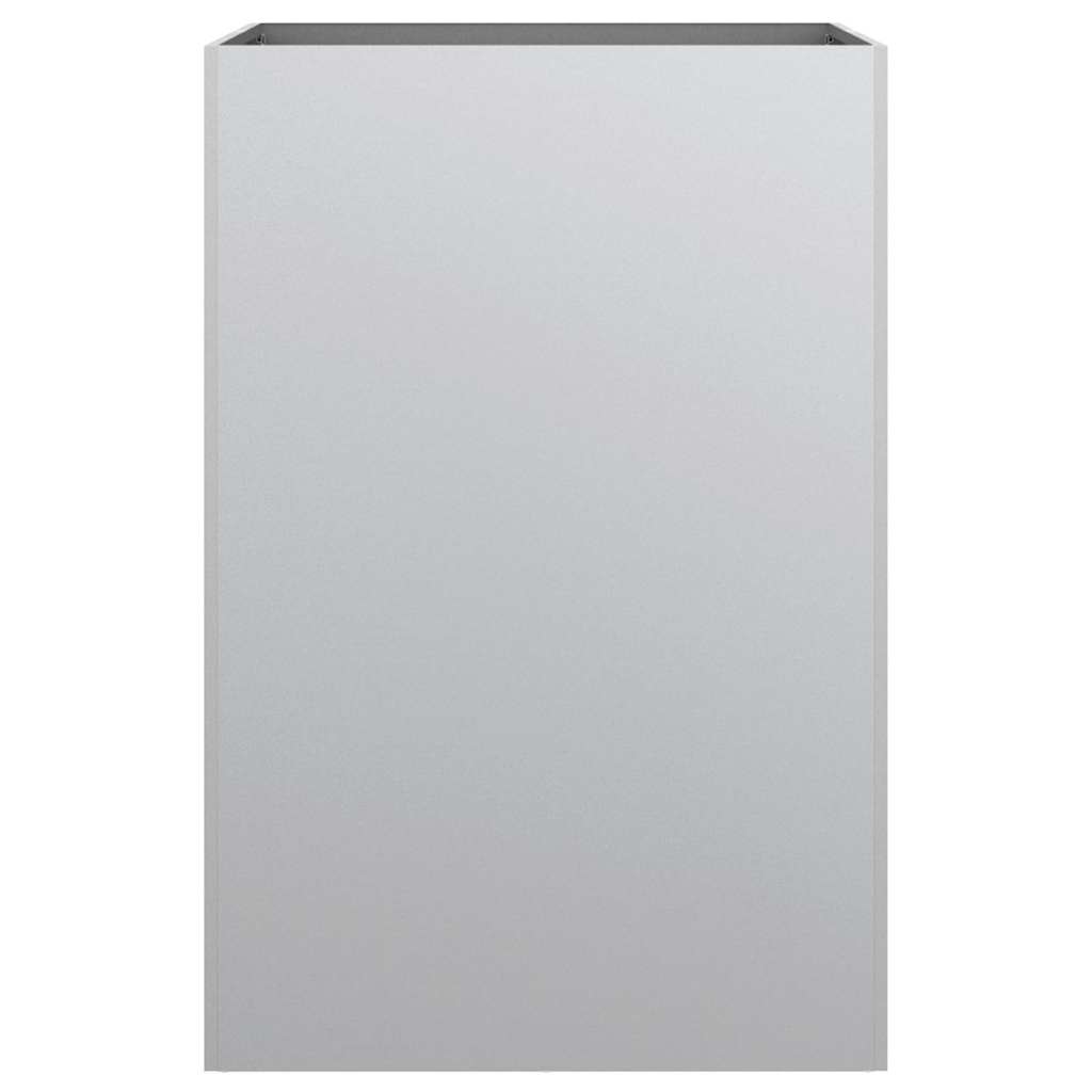 Planter Silver 52x48x75 cm Galvanised Steel
