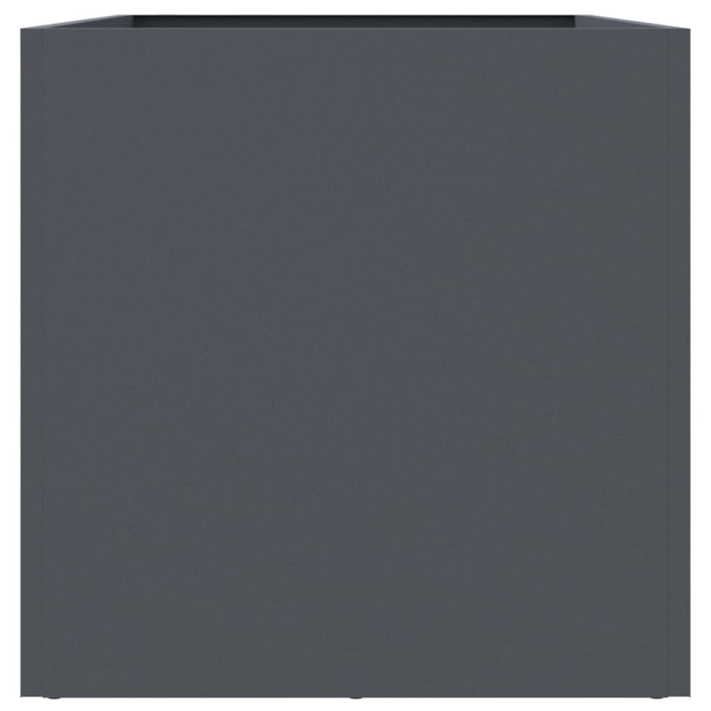Planter Anthracite 62x30x29 cm Steel