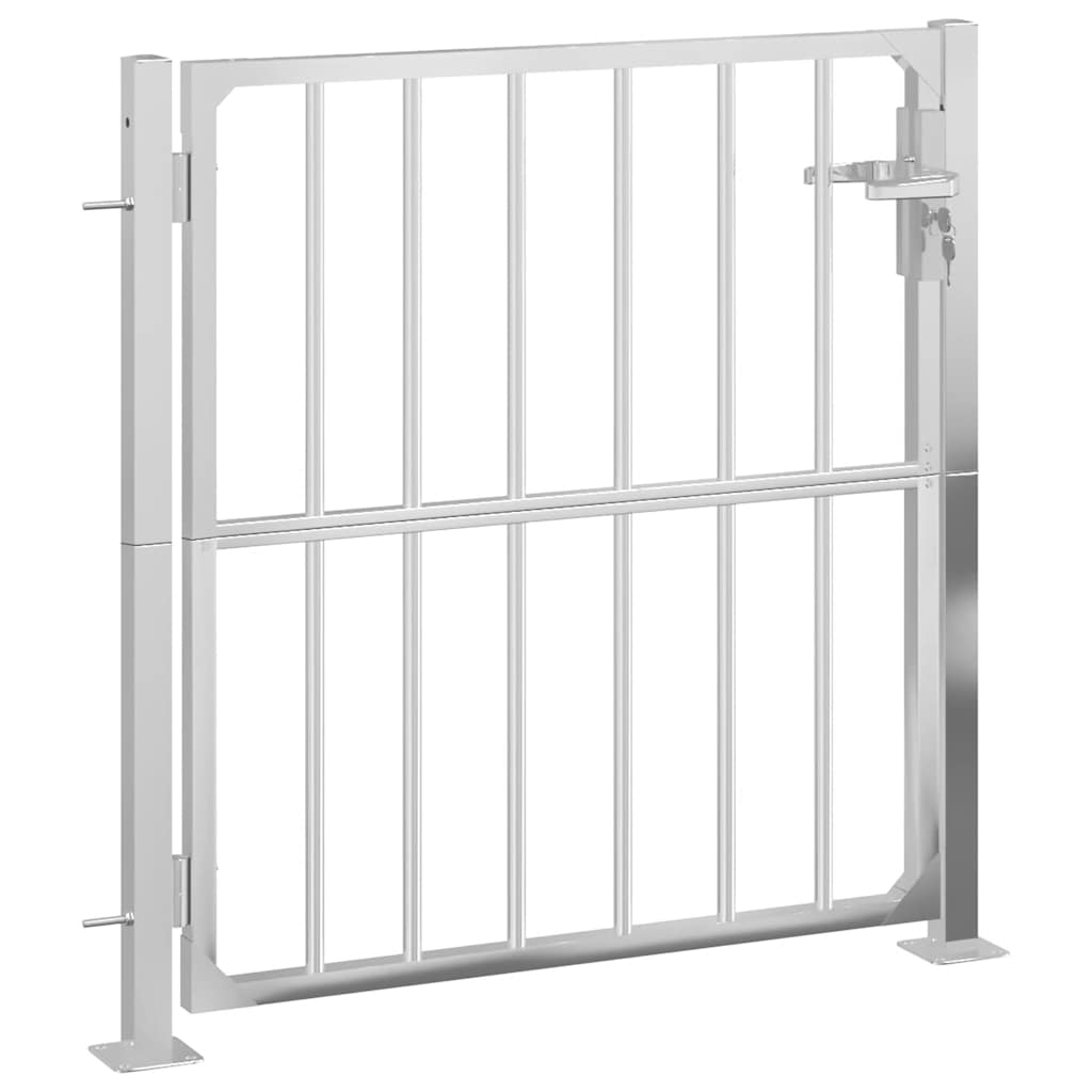 Garden Gate 100x95 cm Stainless Steel