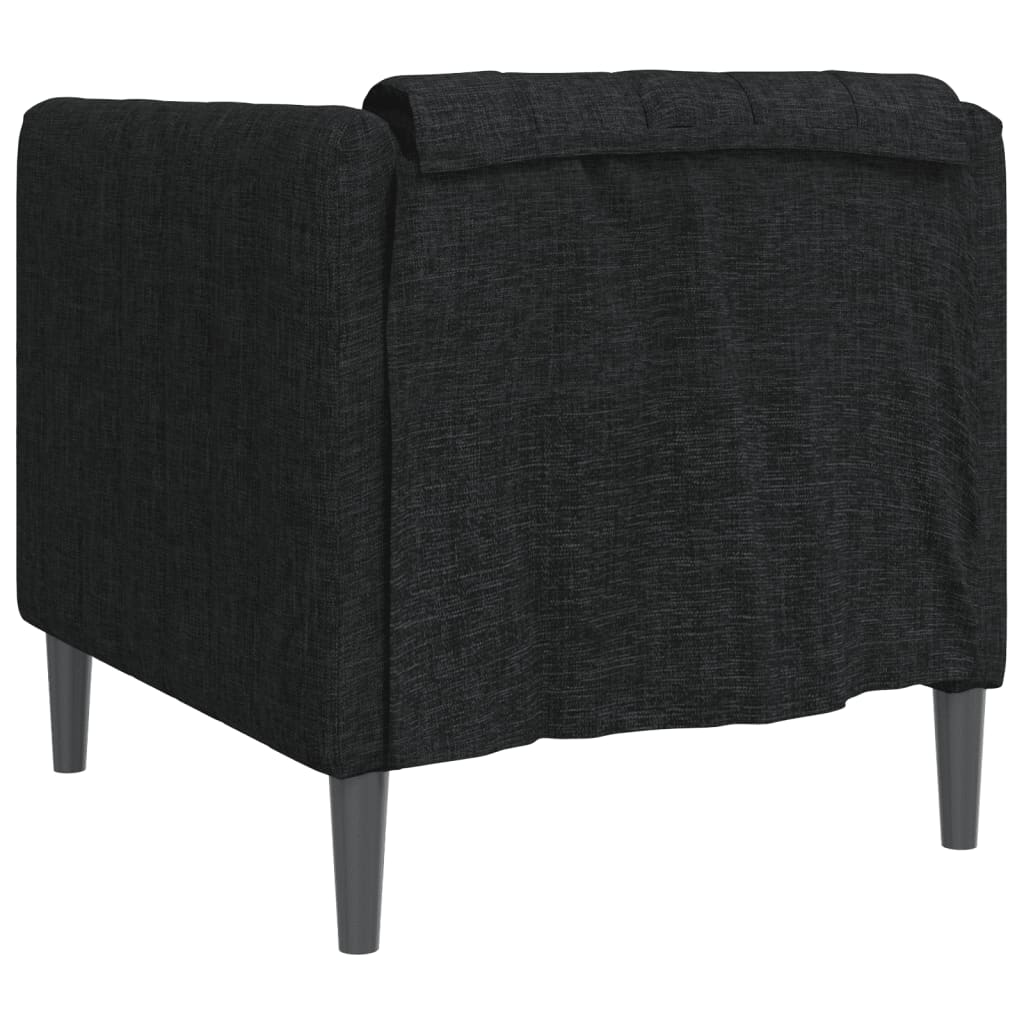 Sofa Chair Black Fabric