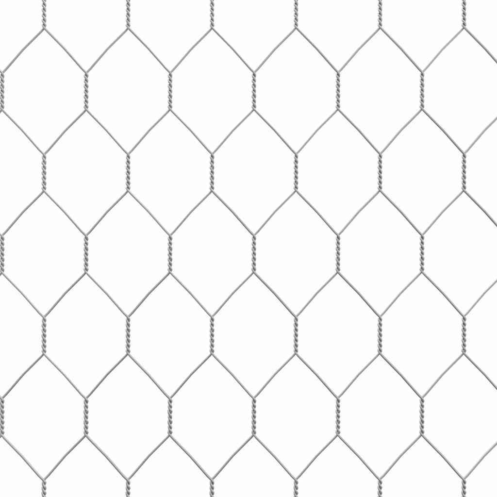 Chicken Cage Silver 100x100x190 cm Galvanised Steel