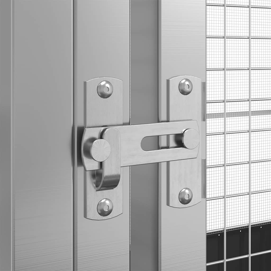 Aviary Silver 210.5x107x212 cm Steel