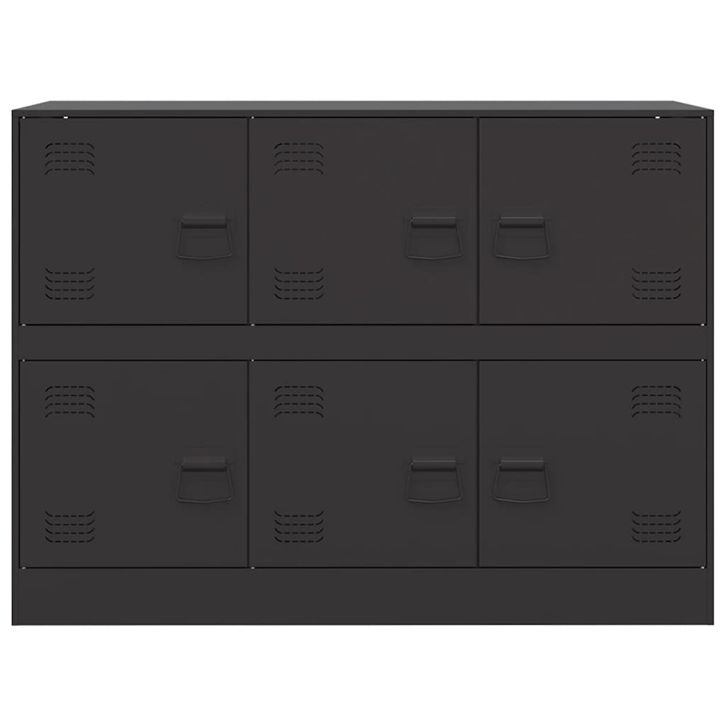 Sideboard Black 99x39x73 cm Steel