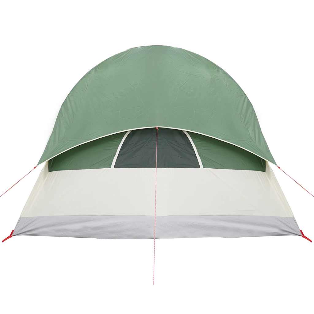 Camping Tent Tunnel 4-Person Green Waterproof