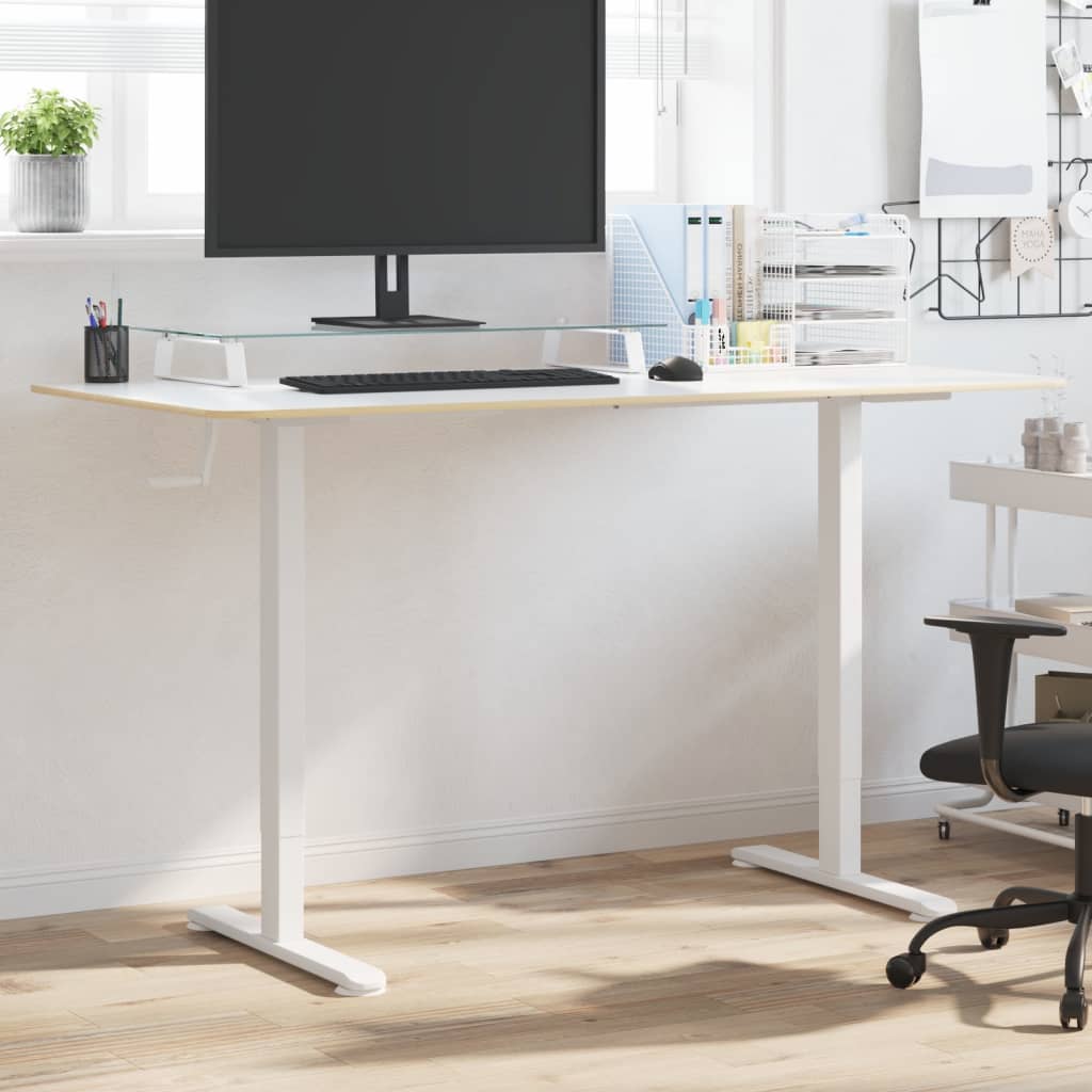 Standing Desk Frame White (94-135)x60x(70-114) cm Steel