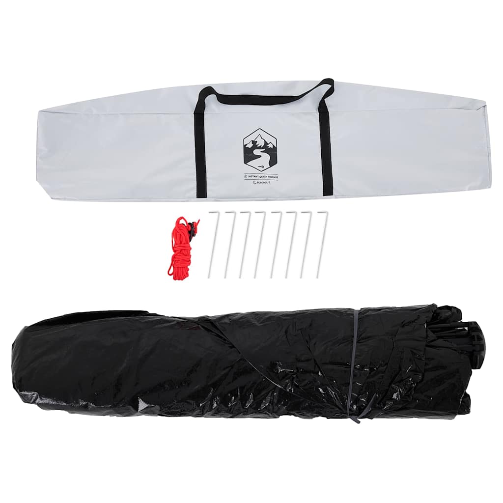 Camping Tent Dome 5-Person White Blackout Fabric Quick Release