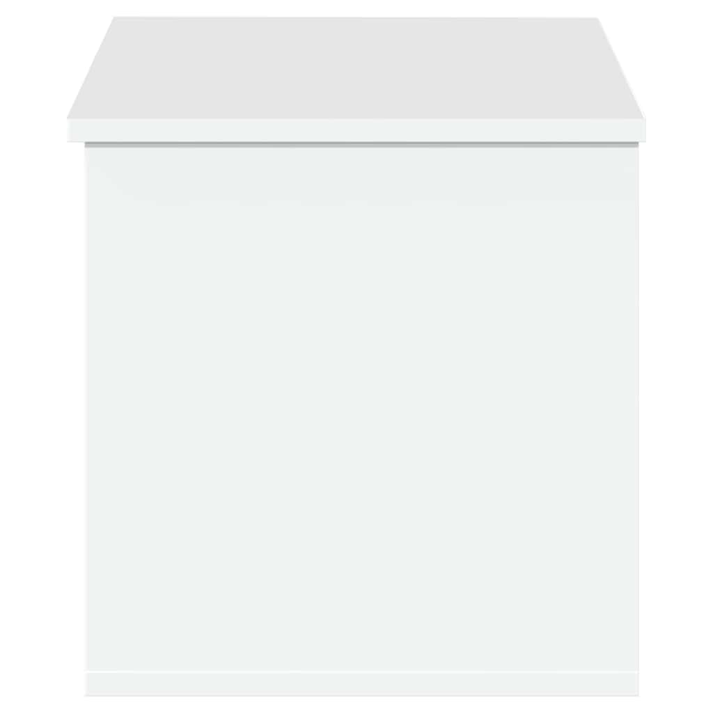 Storage Box White 90x35x35 cm Engineered Wood