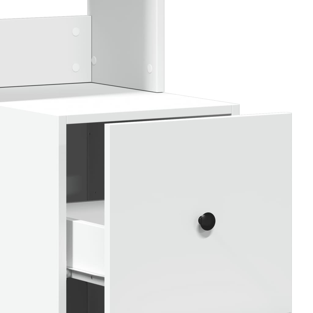 Kitchen Cabinet White 35x50x180 cm Engineered Wood