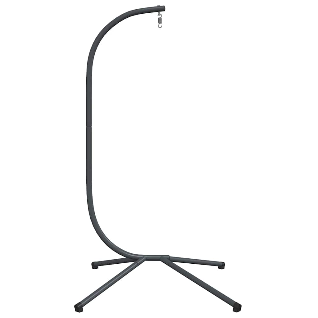 Hanging Egg Chair Stand without Basket Anthracite Steel