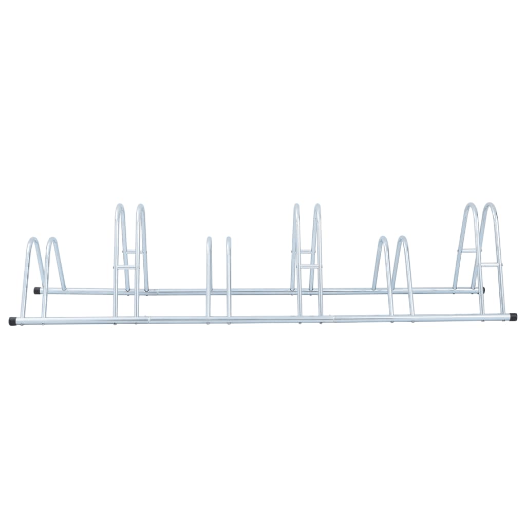 Bicycle Stand for 6 Bikes Floor Freestanding Galvanised Steel