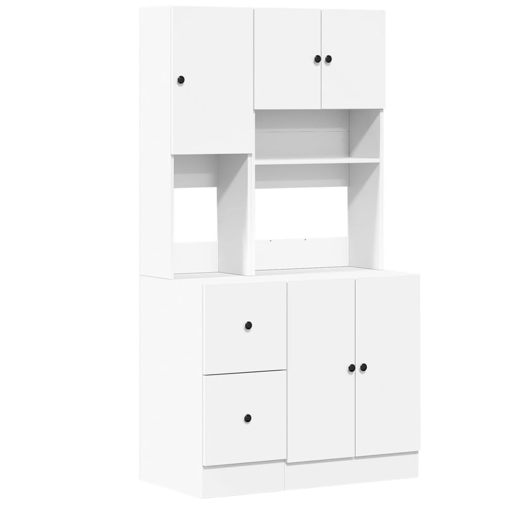 Kitchen Cabinet White 95x50x180 cm Engineered Wood