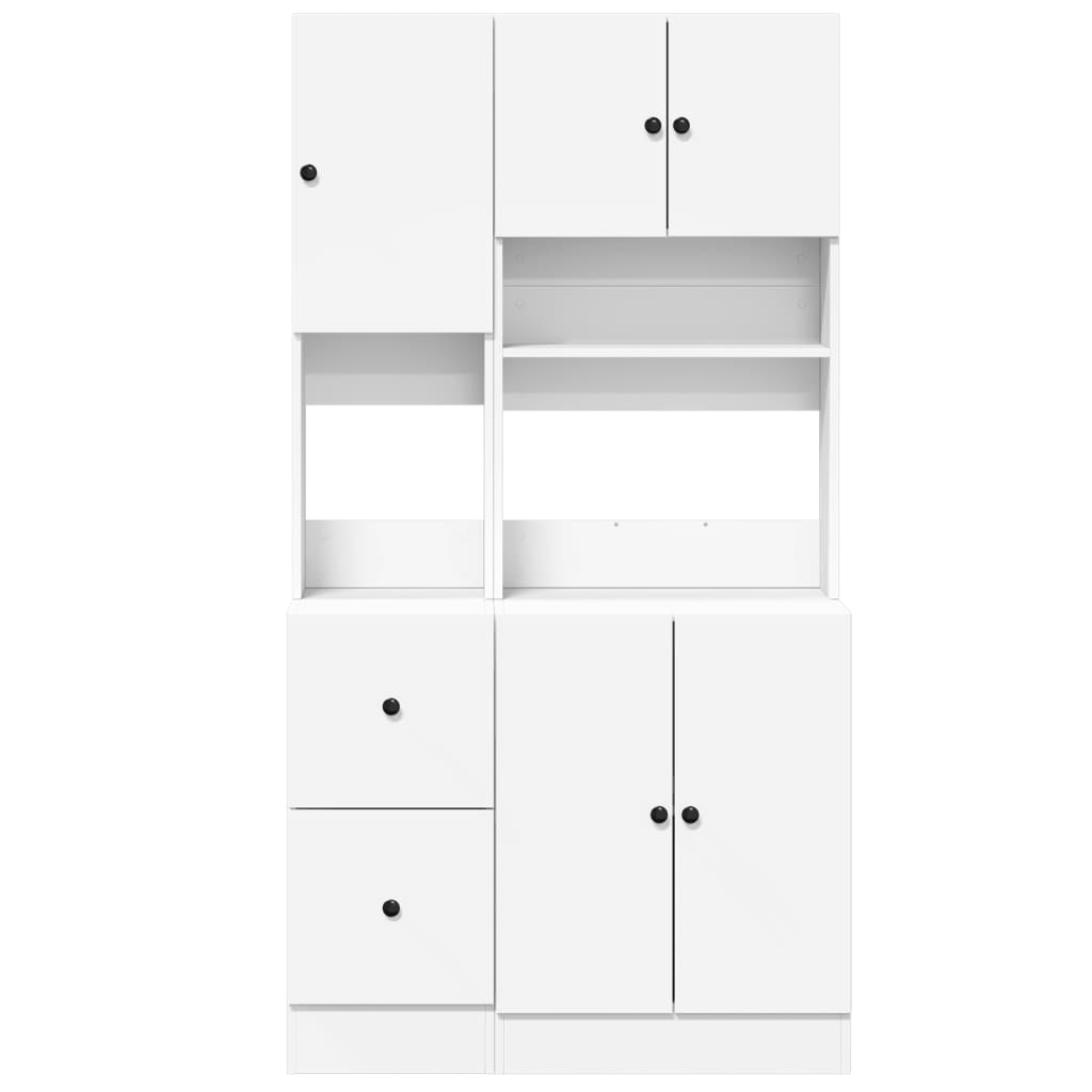 Kitchen Cabinet White 95x50x180 cm Engineered Wood