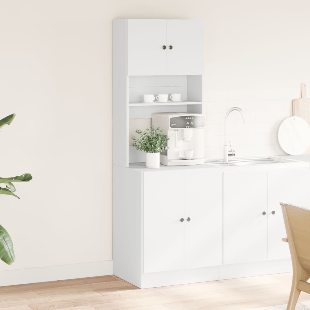 Kitchen Cabinet White 60x50x180 cm Engineered Wood