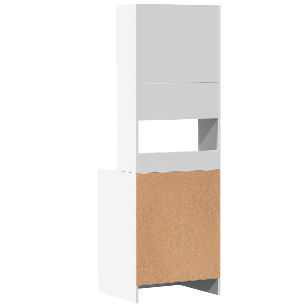 Kitchen Cabinet White 60x50x180 cm Engineered Wood