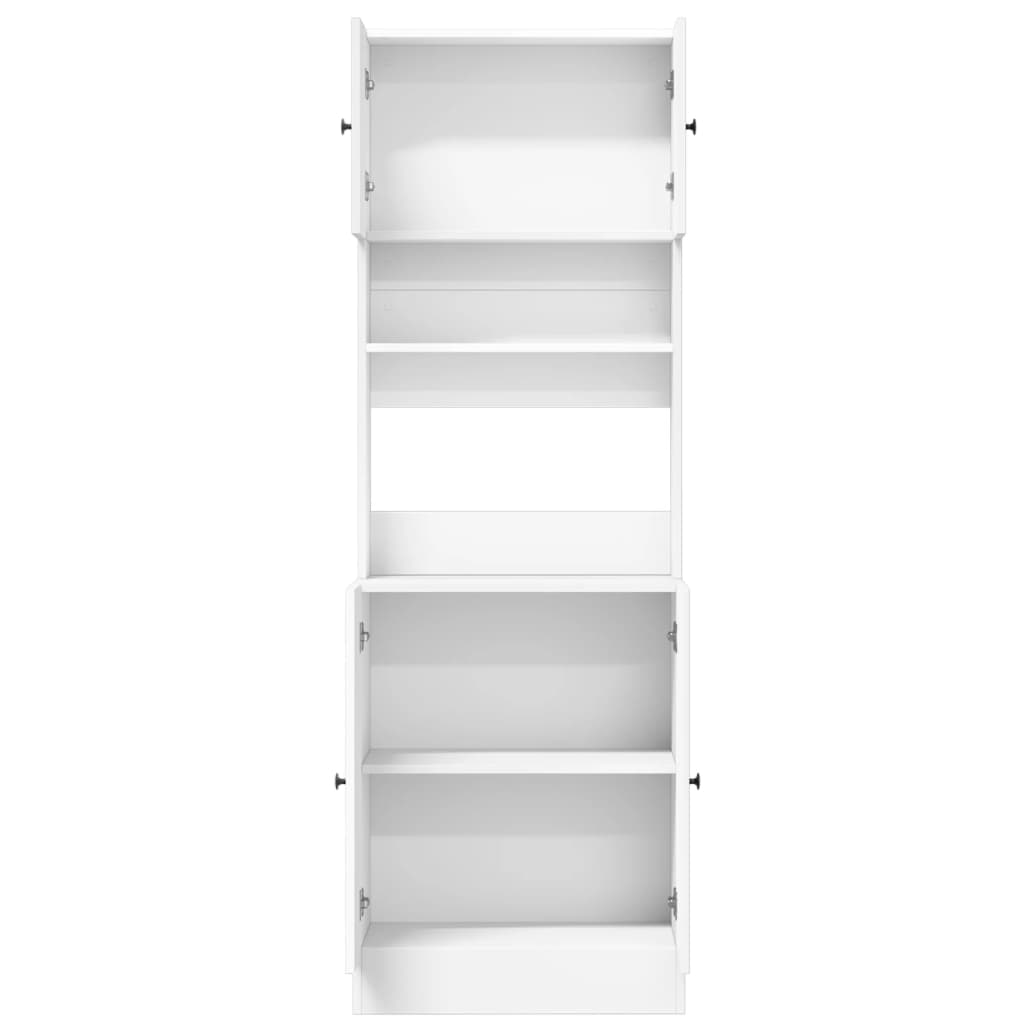 Kitchen Cabinet White 60x50x180 cm Engineered Wood