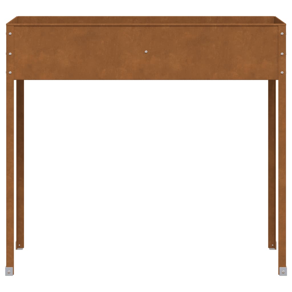 Garden Planter 100.5x40.5x90 cm Weathering Steel