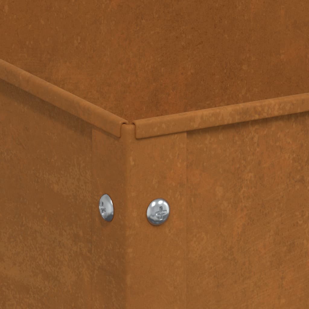 Garden Planter 100.5x40.5x90 cm Weathering Steel