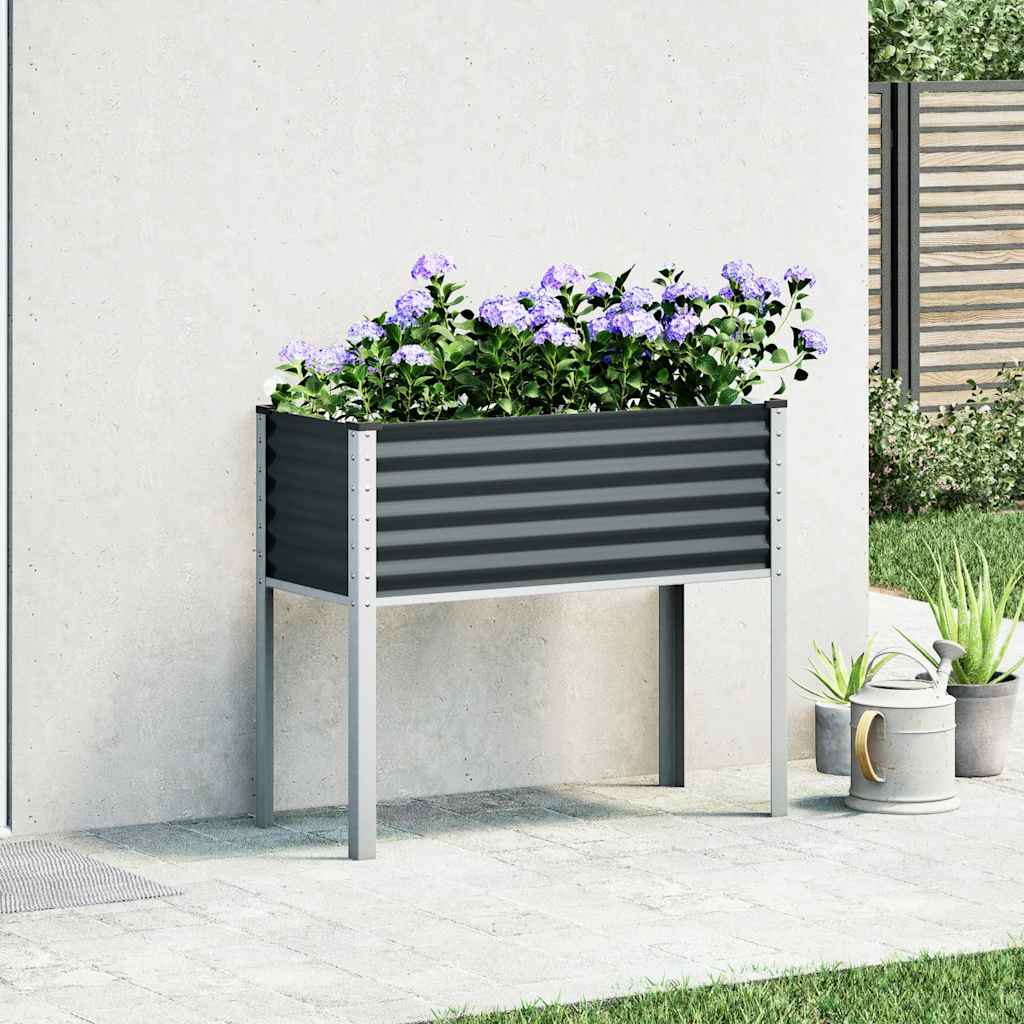 Garden Planter Anthracite 100x45x90 cm Steel