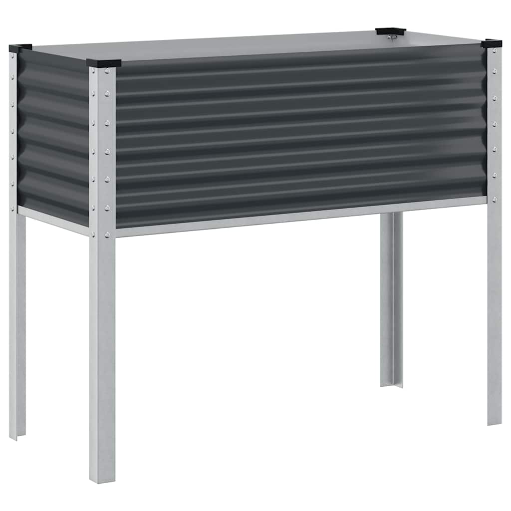 Garden Planter Anthracite 100x45x90 cm Steel