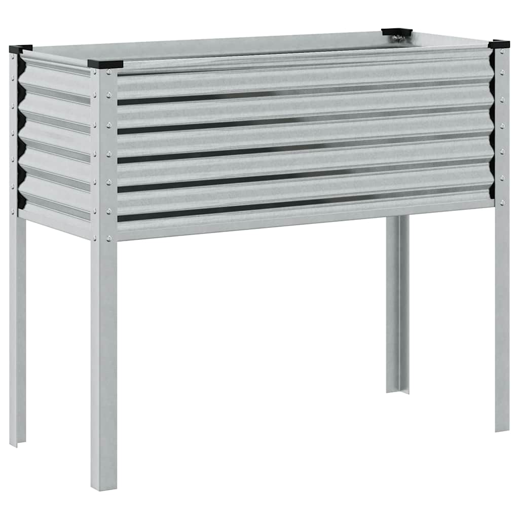 Garden Planter 100x45x90 cm Galvanised Steel