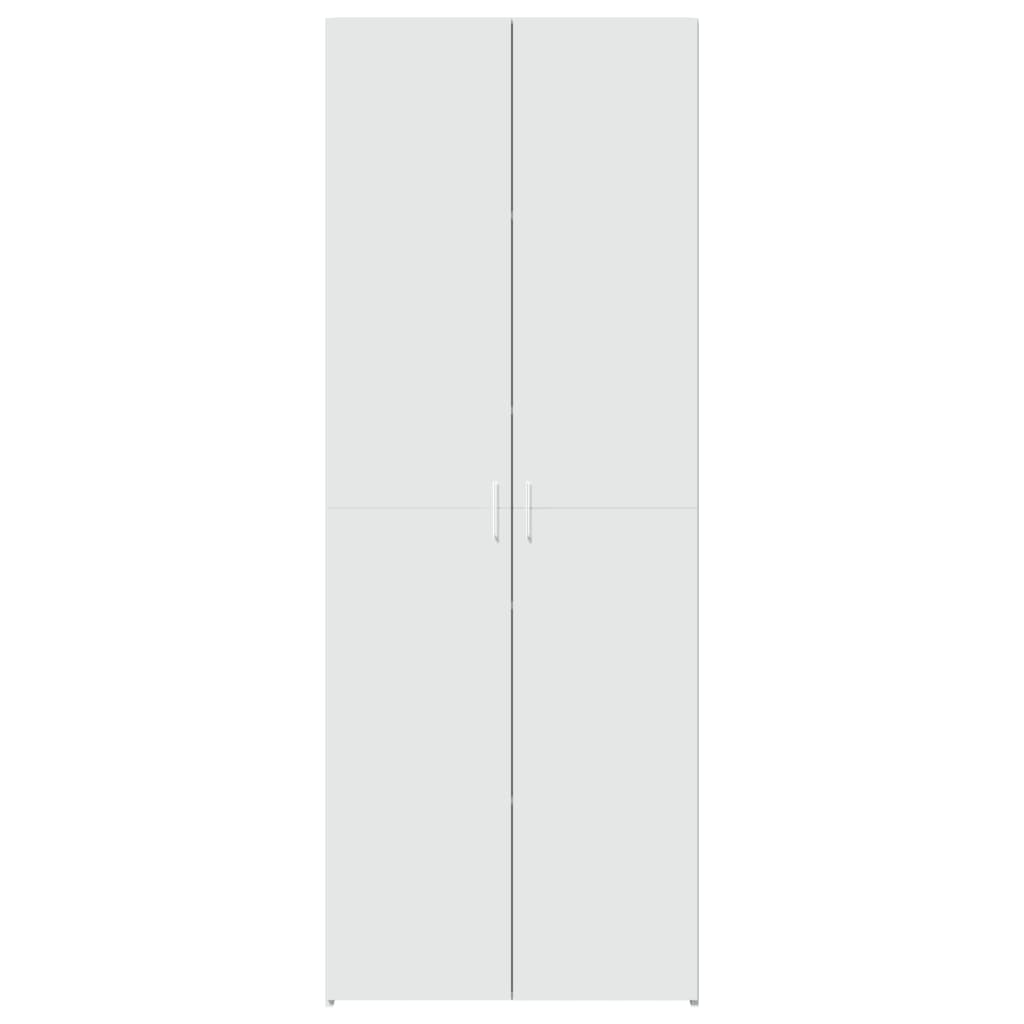 Highboard White 70x42.5x185 cm Engineered Wood