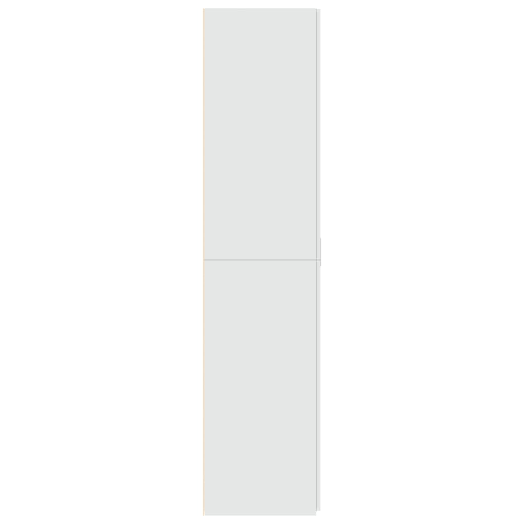 Highboard White 70x42.5x185 cm Engineered Wood