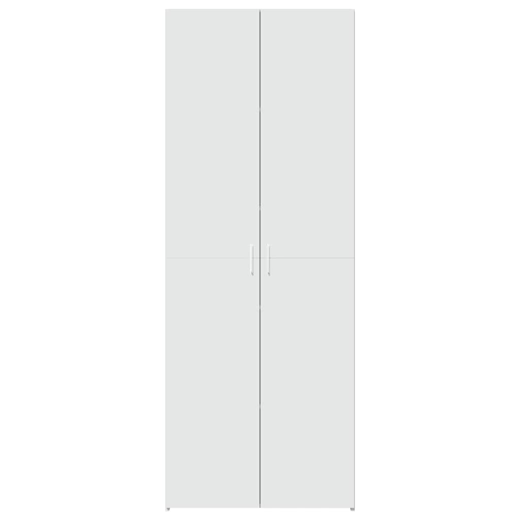 Highboard White 70x42.5x185 cm Engineered Wood