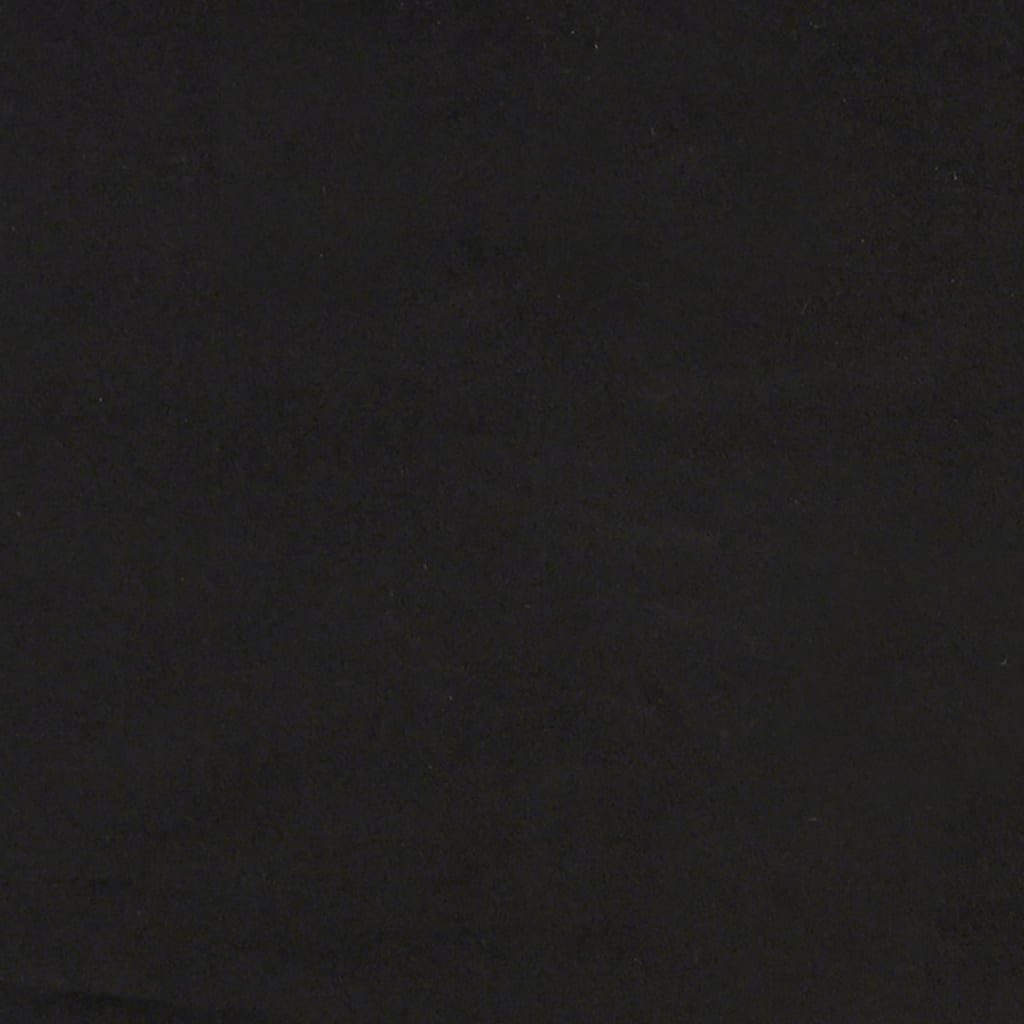 Bed Frame without Mattress Black King Single Velvet