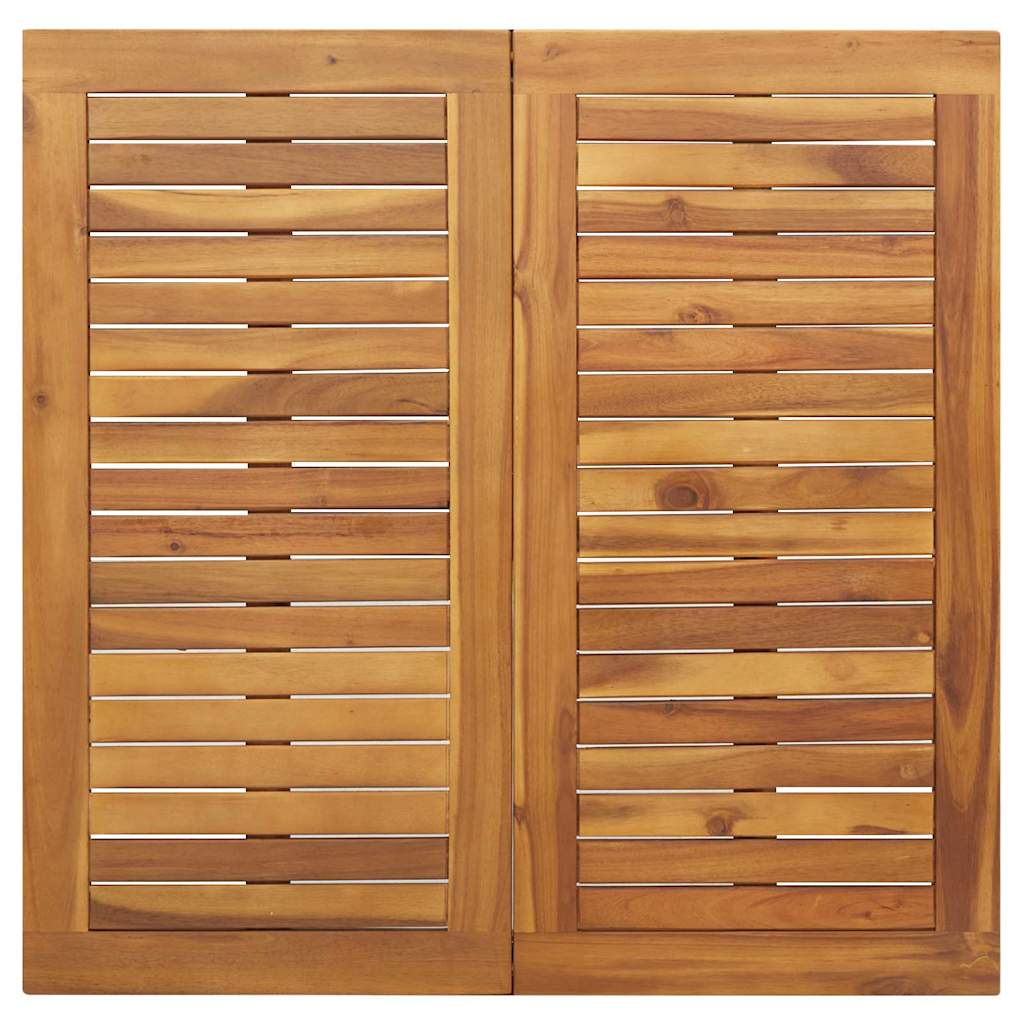 Garden Dining Set 3 pcs Black and brown