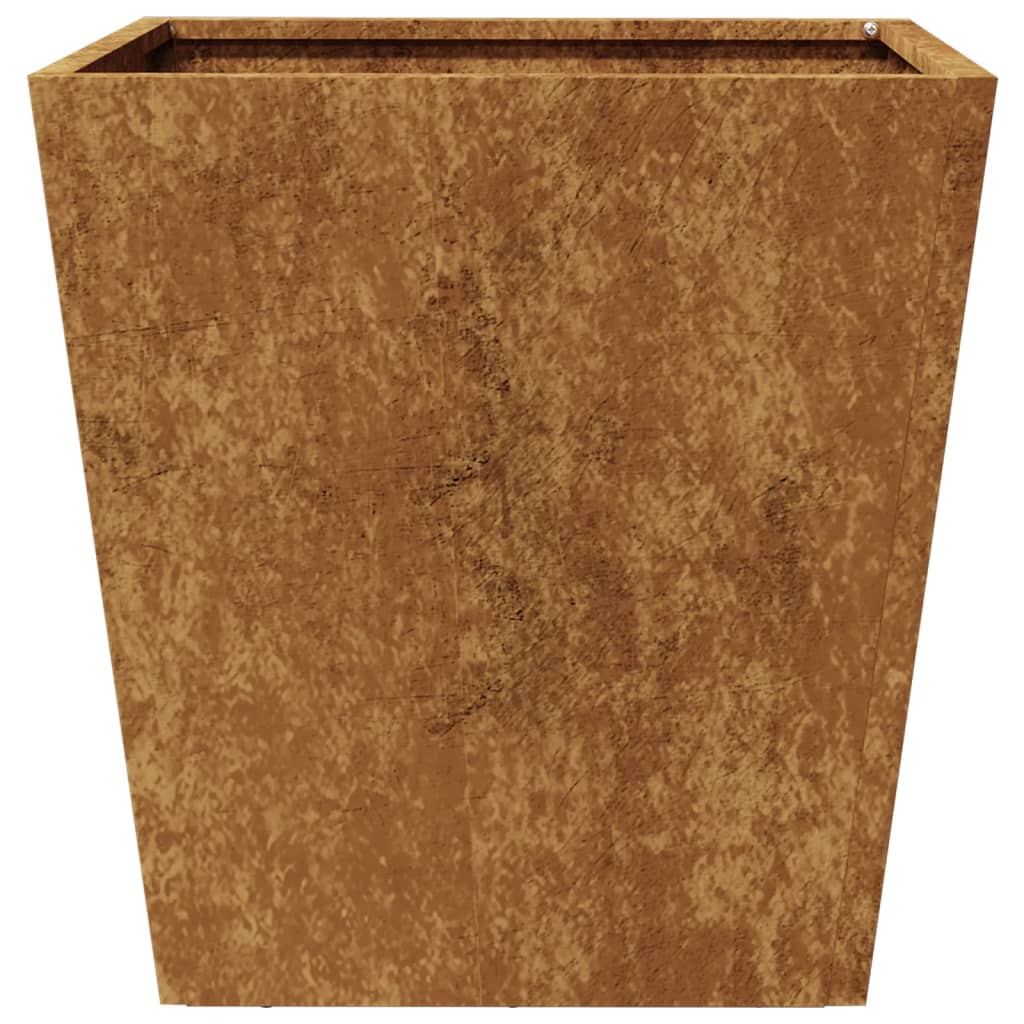 Garden Planters 2 pcs 40x40x40 cm Weathering Steel