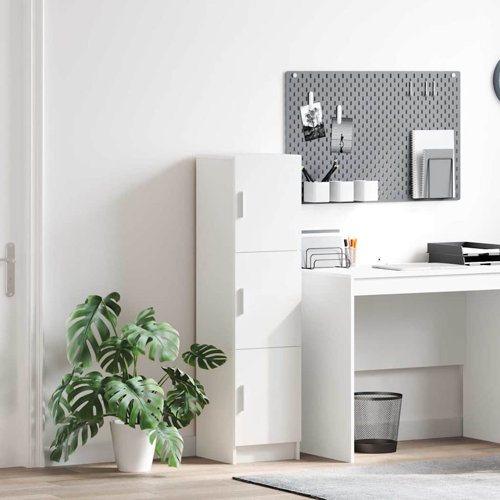 Highboard White 31.5 x 32 x 124 cm Engineered wood